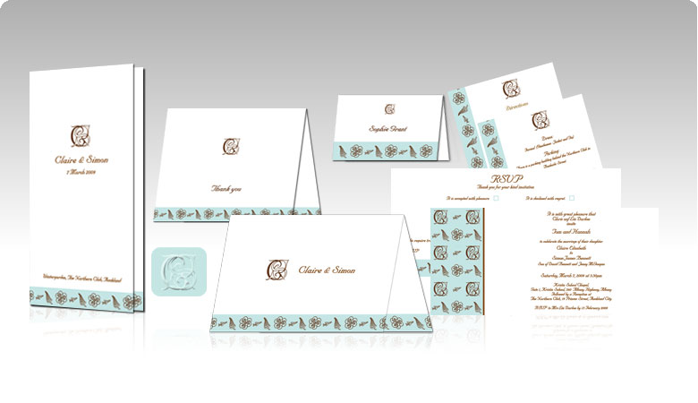 Wedding Stationery designed by ditto.