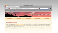 Psychology for Children Website by ditto